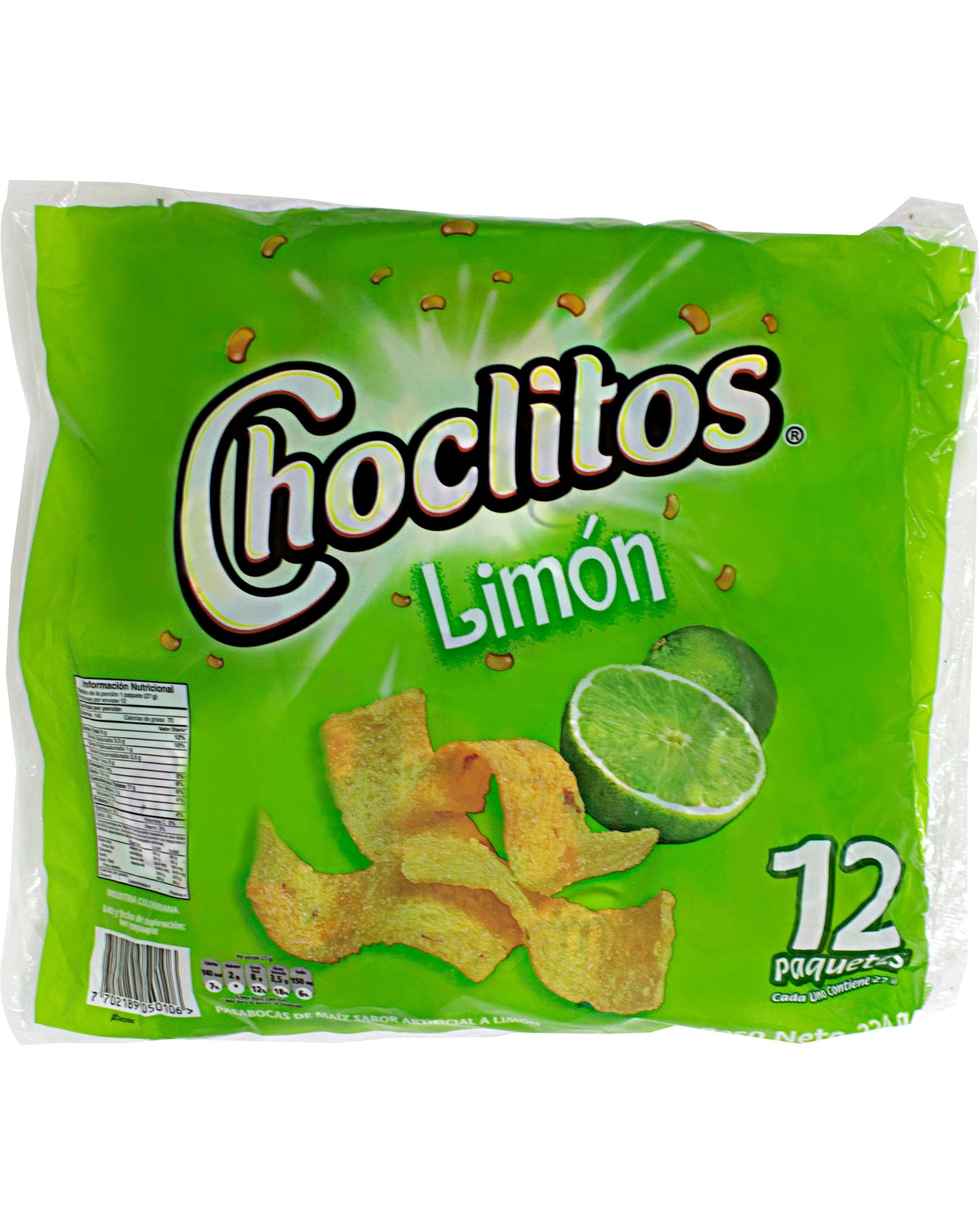CHOCLITOS LIMÓN (12 pack)