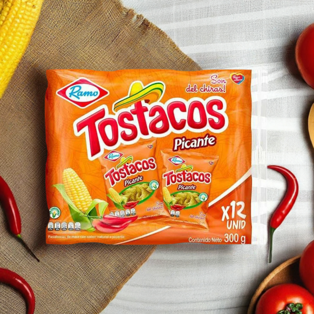 TOSTACOS PICANTES (12 pack)